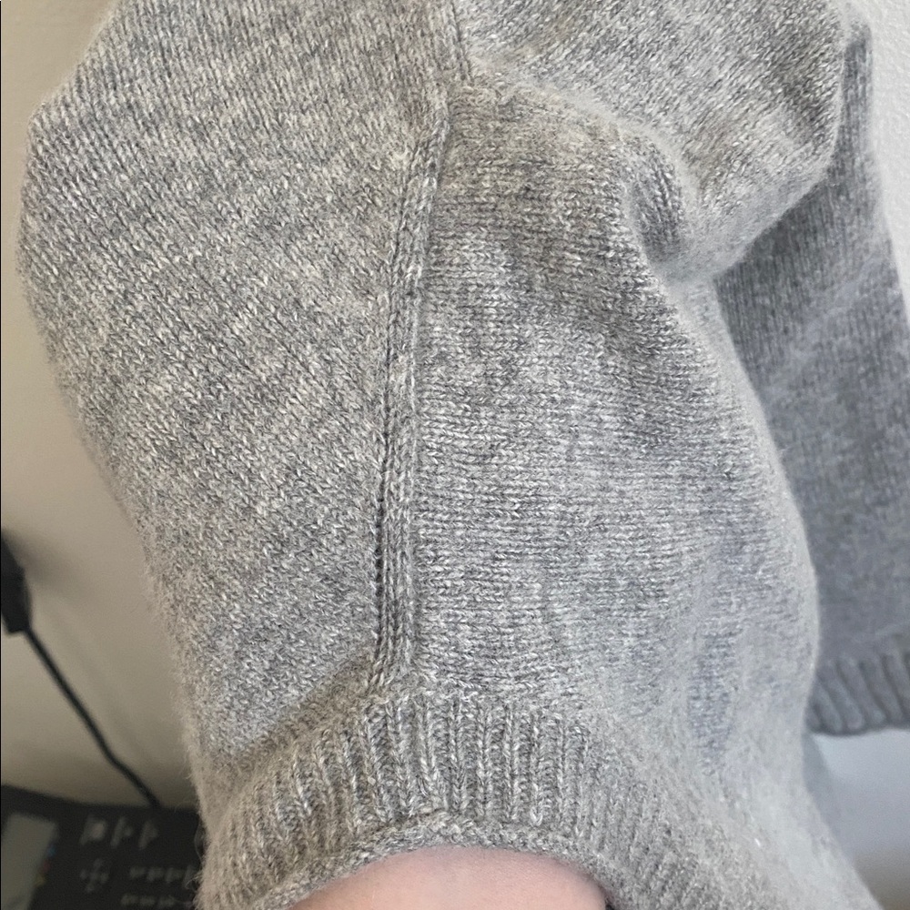 Jenni Kayne Everyday Sweater Light Gray Crew Neck Sweater - Picture 14 of 16